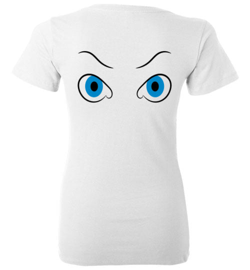 I'm watching you too ladies deep v neck