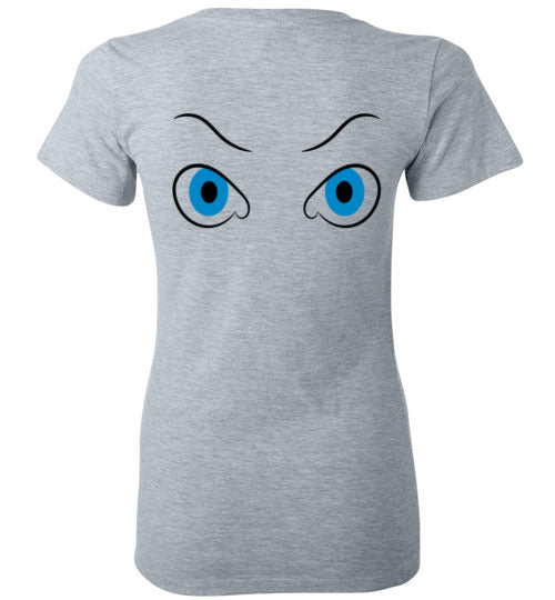 I'm watching you too ladies deep v neck