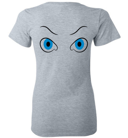 I'm watching you too ladies deep v neck